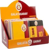 Galatasaray A6 10X15CM Spiralli Karton Kapak Not Defteri (36 Lı Paket) - Karışık