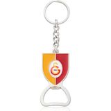 Galatasaray Açacak Lisanslı Metal Anahtarlık - Sarı - Kırmızı