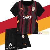 Galatasaray alatasaray Orijinal Lisanslı 24-25 Siyah 5 Yıldızlı Çocuk Forma Set