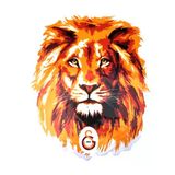 Galatasaray Aslan Büyük Sticker 40X50cm Orijinal Lisanslı Ürün