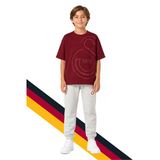 Galatasaray Çocuk Logo Baskılı Bordo Tişört Ve Gri Eşofman Altı, Eşofman Takımı