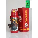 Galatasaray "DEKOMUS CEP DEFTERİ HEDİYELİ" LİSANSLI LEON ASKILI ÇELİK MATARA 500 ML