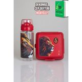 Galatasaray "DEKOMUS CEP DEFTERİ HEDİYELİ" YENİ SEZON LİSANSLI LEON ASKILI 500 ML TRITAN MATARA VE B