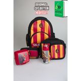 Galatasaray "DEKOMUS CEP DEFTERİ HEDİYELİ" YENİ SEZON LİSANSLI PARÇALI OKUL,3 BÖLMELİ BESLENME VE KA