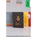 Galatasaray "DEKOMUS CEP DEFTERİ HEDİYELİ" YENİ SEZON LİSANSLI SERT KAPAK BLOKNOT