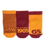 Galatasaray Erkek Bebek 3lü Soket Çorap Lisans Baskılı - Kırmızı