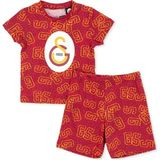 Galatasaray Erkek Bebek Pijama Takımı Bisiklet Yaka Kısa Kol Reçme - Kırmızı - 2 - 3 Yaş