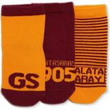 Galatasaray Galatasaray, Erkek, 3lü Soket Çorap, Lisans Baskılı - 4 - 5 Yaş - Kırmızı