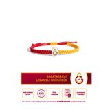 Galatasaray GS Renkli Logo Ayarlanabilir Makrome Bileklik Lisanslı Taraftar Bilekliği