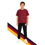 Galatasaray GS TKM 023 Galatasaray Çocuk Bordo Tişört ve Siyah Eşofman Altı, Eşofman Takımı