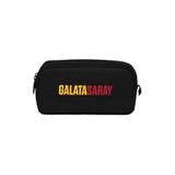 Galatasaray İki Gözlü Erkek Çocuk Baskılı Sarı Okul Kalem Çantası/Kalemlik - 26548