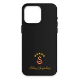 Galatasaray Kişiye Özel 5 Yıldız Arma iPhone 15 Pro Max Kılıf (Deri) - Lisanslı Orijinal