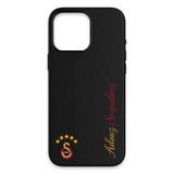 Galatasaray Kişiye Özel 5 Yıldız Arma iPhone 16 Pro Kılıf (Deri) - Lisanslı Orijinal