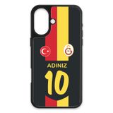 Galatasaray Kişiye Özel Retro 1998-1999 Forma iPhone 16 Kılıf (Cam) - Lisanslı Orijinal