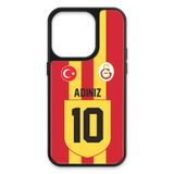 Galatasaray Kişiye Özel Retro 1999-2000 Forma iPhone 15 Pro Kılıf (Cam) - Lisanslı Orijinal