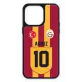 Galatasaray Kişiye Özel Retro 1999-2000 Forma iPhone 15 Pro Max Kılıf (Cam) - Lisanslı Orijinal