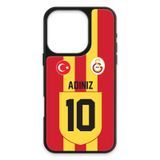 Galatasaray Kişiye Özel Retro 1999-2000 Forma iPhone 16 Pro Kılıf (Cam) - Lisanslı Orijinal