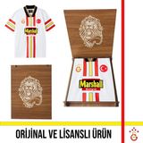 Galatasaray Lisanslı 1998-1999 Beyaz Retro Forma Aslan Ahşap Kutulu E251568