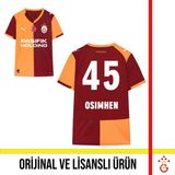 Galatasaray Lisanslı 2025/2026 Sezon Parçalı Iç Saha Osimhen Baskılı Forma - 2XL - Kırmızı