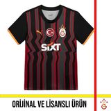 Galatasaray Lisanslı 24/25 Alternatif Taraftar Forması - 2XL - Siyah - Kırmızı