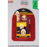 Galatasaray Lisanslı 4'lü Kırtasiye Seti, Not Defteri, Kalem, Silgi, Kalemtraş
