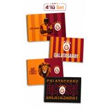 Galatasaray Lisanslı 4'lü Okul Resim Defteri Seti - 24x34 cm Spiralli 15 Yaprak Defter