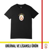 Galatasaray Lisanslı 5 Yıldız Büyük Logolu Siyah T-Shirt E251402 - M