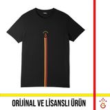 Galatasaray Lisanslı 5 Yıldız Detaylı Siyah T-Shirt E251398 - M