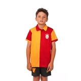 Galatasaray Lisanslı 5 Yıldız Polo Yaka Çocuk Forma T-Shirt