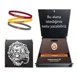 Galatasaray Lisanslı Bileklik Hediye Ahşap Kutulu