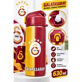 Galatasaray Lisanslı Çelik Termos Matara Sarı Kırmızı 630 ml - standart - Renkli