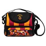 Galatasaray Lisanslı Erkek Çocuk GS Aslan Baskılı (Siyah - Kırmızı) Okul Beslenme Çantası - 26570