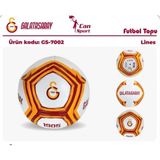 Galatasaray Lisanslı Futbol Topu - Beyaz - Kırmızı