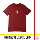 Galatasaray Lisanslı Gerçekleri Tarih Yazar 5 Yıldızlı Bordo T-Shirt E251392