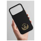 Galatasaray LİSANSLI IPHONE 17 PRO 5 YILDIZ GOLD ARMA DERİ MAGSAFE TELEFON KILIFI "DEKOMUS CEP DEFTE