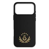 Galatasaray LİSANSLI IPHONE 17 PROMAX 5 YILDIZ GOLD ARMA DERİ MAGSAFE TELEFON KILIFI "DEKOMUS CEP DE
