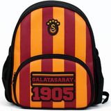 Galatasaray Lisanslı Logo Baskılı Anaokulu Çantası - Sarı Kırmızı 2 Bölmeli Sırt Çantası - Sarı - Kırmızı - Siyah