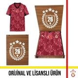 Galatasaray Lisanslı Puma 2025-2026 Bordo Alternatif Forma 26 Şampiyonluk Ahşap Kutulu 77981303 - XL