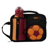 Galatasaray Matara Cepli Erkek Çocuk Fotbol Topu Şekilli (Sarı - Kırmızı) Okul Beslenme Çantası - 26914