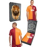 Galatasaray Orijinal 23-24 Parçalı 5 Yıldızlı Forma Gs Aslan Baskılı Hediyelik Ahşap Kutulu