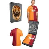 Galatasaray Orijinal 23-24 Parcali Forma Gs Aslan Baskili Hediyelik Ahsap Kutulu
