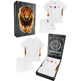 Galatasaray Orijinal Lisanslı 24-25 Beyaz 5 Yıldızlı Uv Aslan Baskılı çocuk Forma Set Hediyelik Ahşap Kutu - 001 - Beyaz - 2 - 3 Yaş