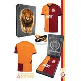 Galatasaray Orijinal Lisanslı 24/25 Parçalı Forma Spor Bileklik Set Aslan Baskılı Hediyelik Kutulu