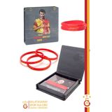 Galatasaray Orijinal Lisanslı 3'lü Silikon Bileklik Metin Oktay Baskılı Hediyelik Ahşap Kutulu