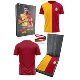 Galatasaray Orijinal Lisanslı 5 Yıldızlı Sarı Kırmızı Erkek T-Shirt + Bileklik Set Hediy