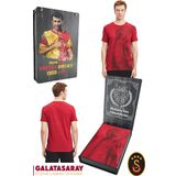 Galatasaray Orijinal Lisanslı Aslan Baskılı T-Shirt Kişiye Özel Metin Oktay Baskılı A