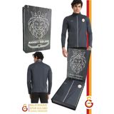 Galatasaray Orijinal Lisanslı Dik Yaka Fermuarlı Antrasit Sweat Kişiye Özel Hediyelik