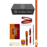 Galatasaray Orijinal Lisanslı Kalem Bileklik Bloknot Kalemtıraş Silgi Hediyelik Set