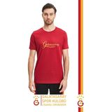 Galatasaray Orijinal Lisanslı Kırmızı Erkek T-Shirt - 2XL