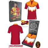 Galatasaray Orijinal Lisanslı Okan Buruk Desing Polo Yaka T-Shirt + Bileklik Set Hediyelik Kutulu